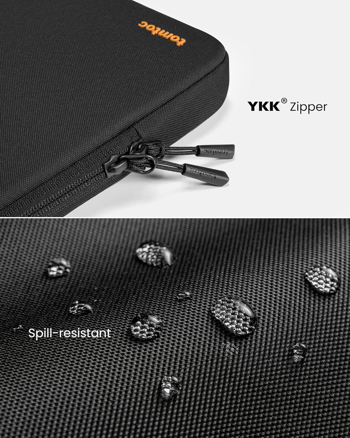 tomtoc 360° Protective Laptop Sleeve for 13-inch New MacBook Air M5/A3449 (2026) M4/A3240, M3/A3113, M2/A2681, M1/A2337, Water-Resistant Computer Case Bag Fits 13" MacBook Neo A18 & MacBook Pro M2/M1 - Image 8