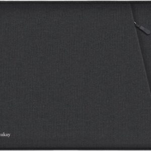 Laptop Sleeve Case 13.3 inch, Shockproof Protective Computer Cover with Accessories Pocket, Portable Laptop Bag Compatible with MacBook Air/Pro 13-13.3 inch, Compatible for MacBook Pro 14 inch, Black | Shockproof